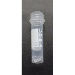 MicroTube 2ml Skirted, Printed Grads & White Marking Area  1 * 1000 items