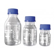 ISO Bottle, 250ml, with Cap, Borosilicate Glass 3.3, 1 * 10 Items