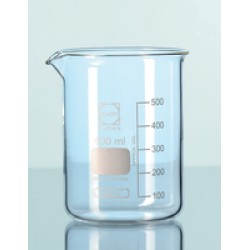 Beaker, 600ml, 90 x 125mm, Low Form, with spout 1 * 1 Item