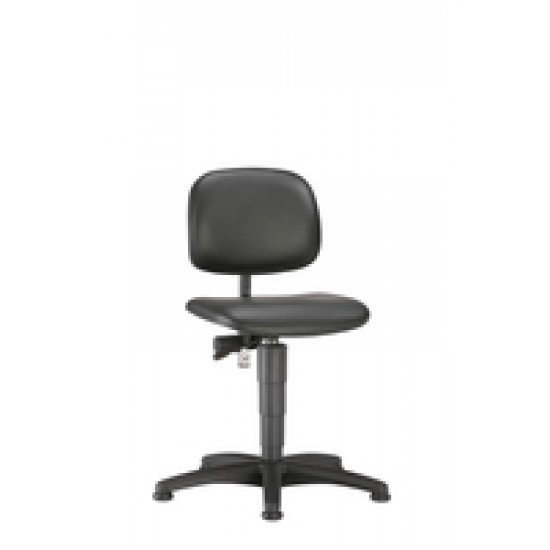 Laboratory Chair, with SoftTouch PU foam, Black, 430-600mm height, 1 * 1 Item