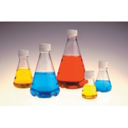 250ml sterile disposable Erlenmeyer flask, plain base, pk12 1 * 12 items                                                                                                                                                                                  