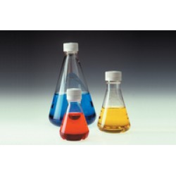 250ml sterile disposable Erlenmeyer flask, baffled base pk12 1 * 12 items                                                                                                                                                                                 