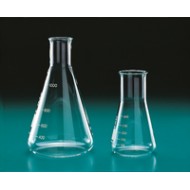 Flask, conical, 500ml, narrow neck, borosilicate glass, 1 * 10 Items