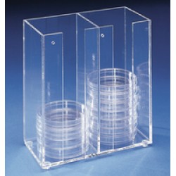 Dispenser petri dish (clear acrylic) 1 * 1 items                                                                                                                                                                                                          