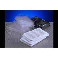 Microtitre 96 well plate, rigid, clear, flat bottom, no lid, PS, NS, Inner pack of 5, 1 * 50 items