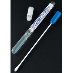 Transport Swab, Amies, plastic stick, blue cap, IRR, individually wrapped, shelf pack of 50, 1 * 400 items
