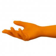 Shieldskin Orange 260  Powderfree nitrile glove, Size Small  *** 10 boxes of 90 *** 900 items     