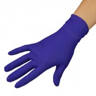 Micron Sensitive Gloves Examination Nitrile Non Sterile Powder Free Singles Medium Blue  1 * 200 Items